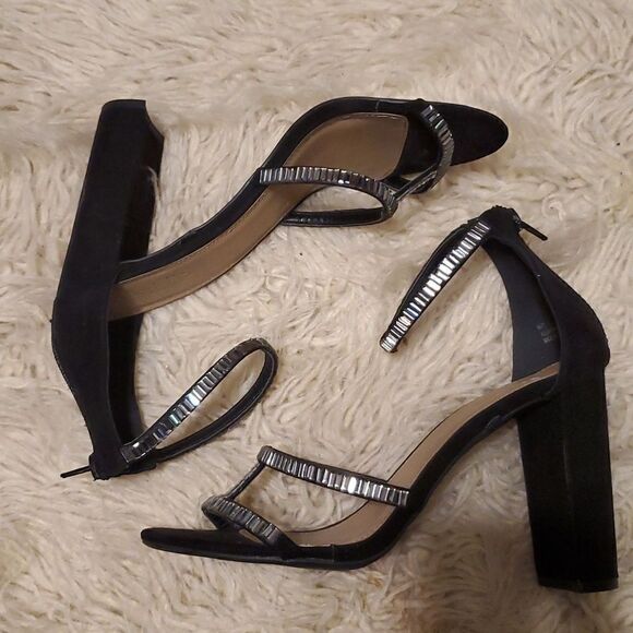 Sequin prom dance style heels size 8 - Picture 8 of 11